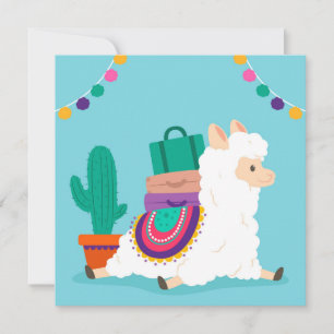 Llama Holiday Card