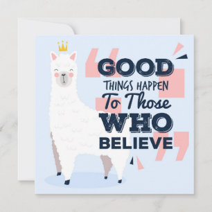 Llama Holiday Card