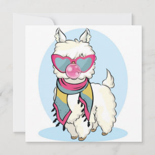 Llama Holiday Card