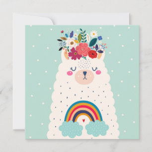 Llama Holiday Card