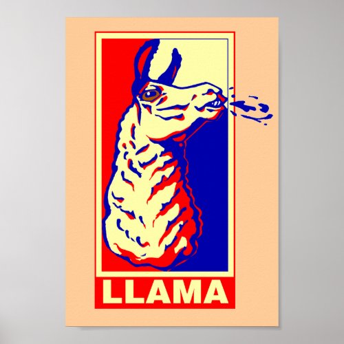 Llama Hope Poster