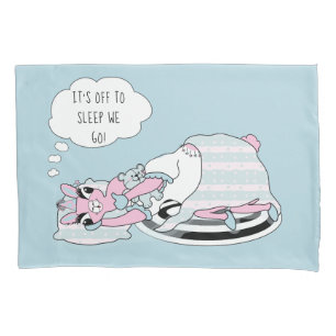 Llama in Pajamas Party Sleepover Pillow Case