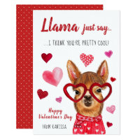 Llama Just Say | Valentine's Day Card