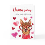 Llama Just Say | Valentine's Day Greeting Card Llama Just Say | Valentine's Day Greeting Card