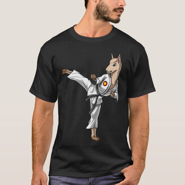 Llama Karate T-Shirt (Front)