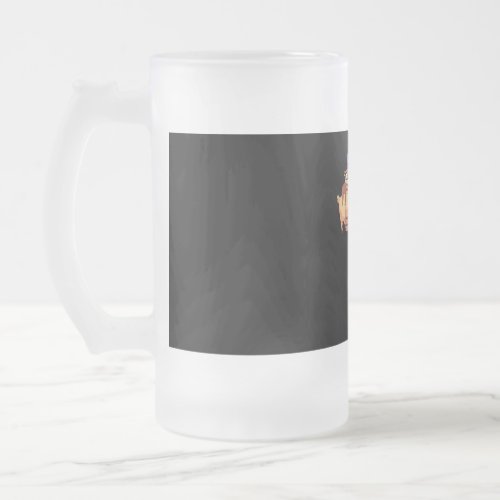 Llama  Kawaii Llama Halloween Sunset Sloth Gift Frosted Glass Beer Mug