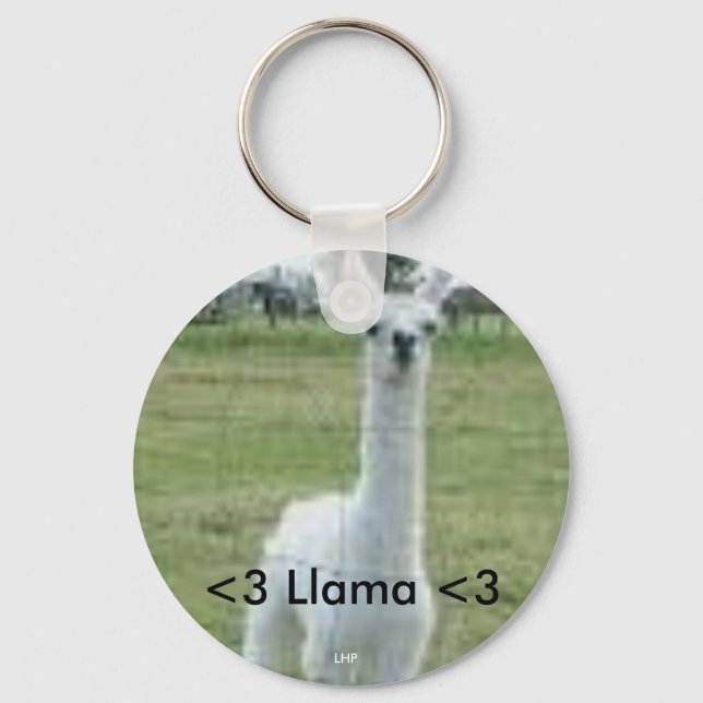 Llama Keychain (Front)