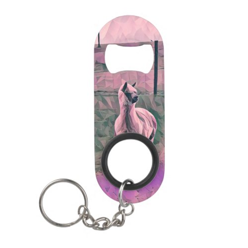 Llama Keychain Bottle Opener