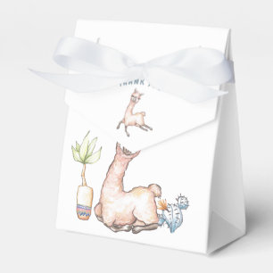 Llama Kids Birthday Party Favor Boxes