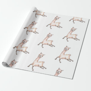 Llama Kids Birthday Party Wrapping Paper