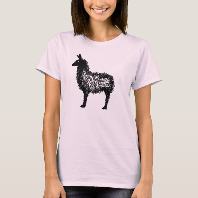 LLAMA LAND by Rhonda T-Shirt (Front)