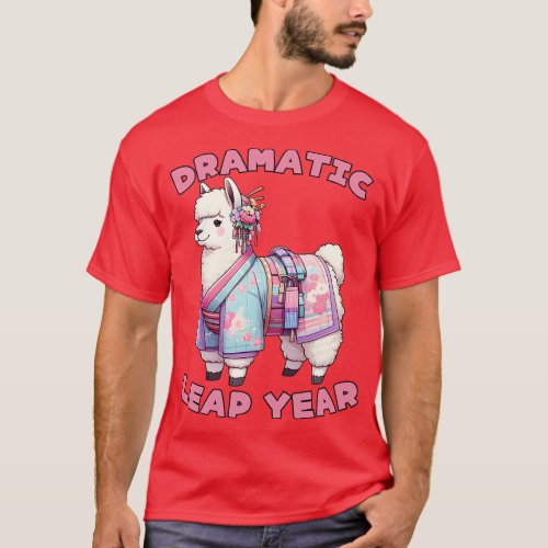 Llama Leap year T_Shirt