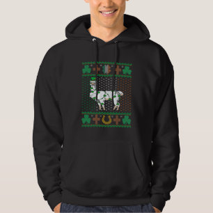 Llama Leprechaun St Patricks Day Ugly Holiday Alpa Hoodie