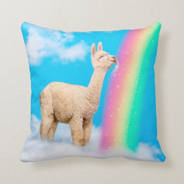 llama decorative pillow