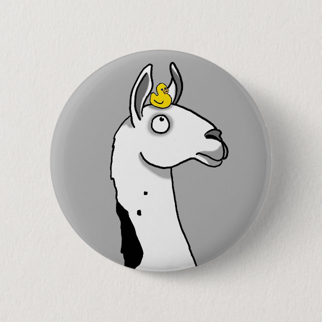 Llama Llama ...duck? Button (Front)
