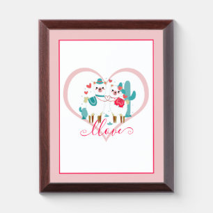 Llama Llove Plaque