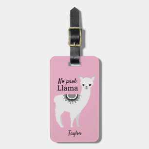 Llama Locator: Personalized Llama Luggage Tag with
