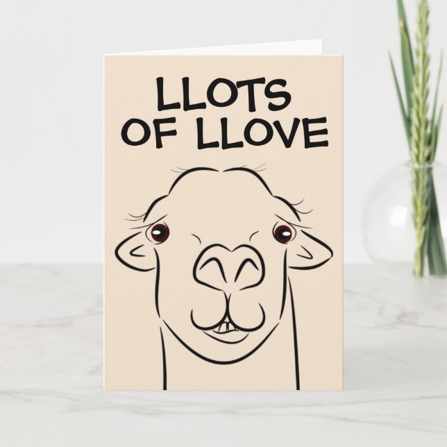 LLAMA LOVE BIRTHDAY CARDS