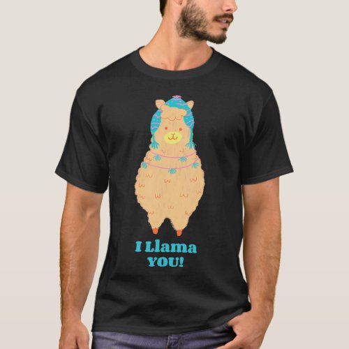 Llama Lover Cute T_Shirt