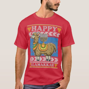 Llama Lover Ugly Christmas Sweater Funny Jewish Ha