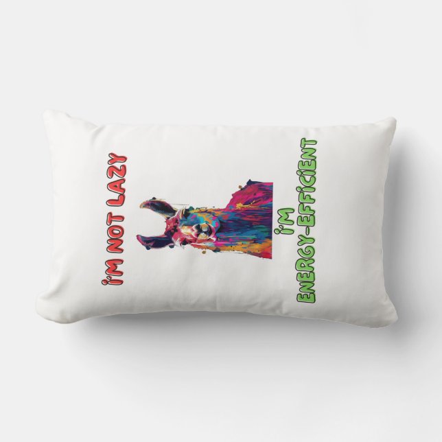 Llama Lumbar Pillow (Front)