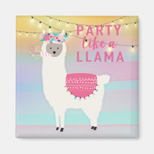 Llama Magnet (Front)