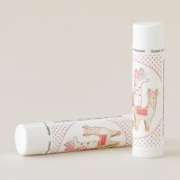 Llama Mama and Llama Baby Girl Shower Favor Lip Balm