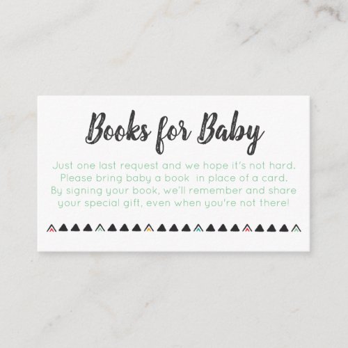 Llama Mama Books For Baby Enclosure Card