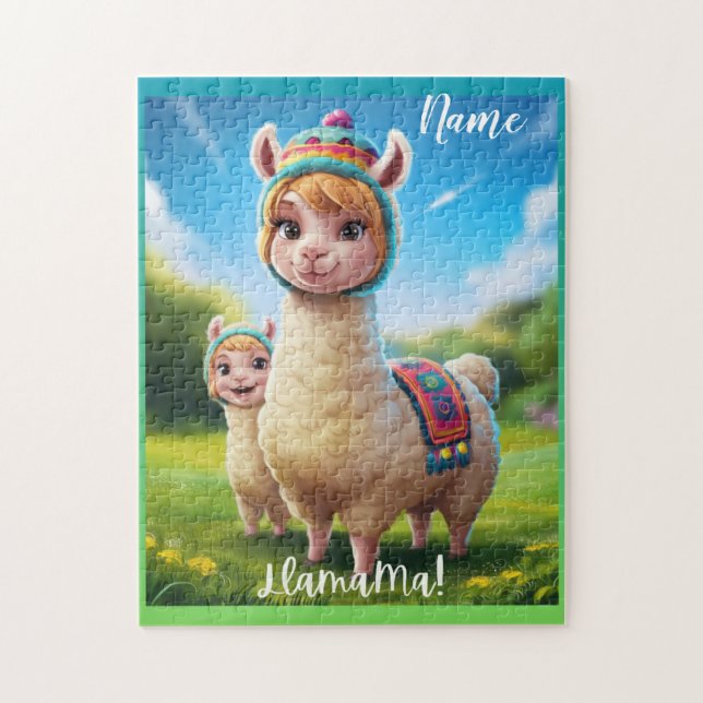 Llama Mama! Jigsaw Puzzle (Vertical)