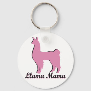 Llama Mama Keychain