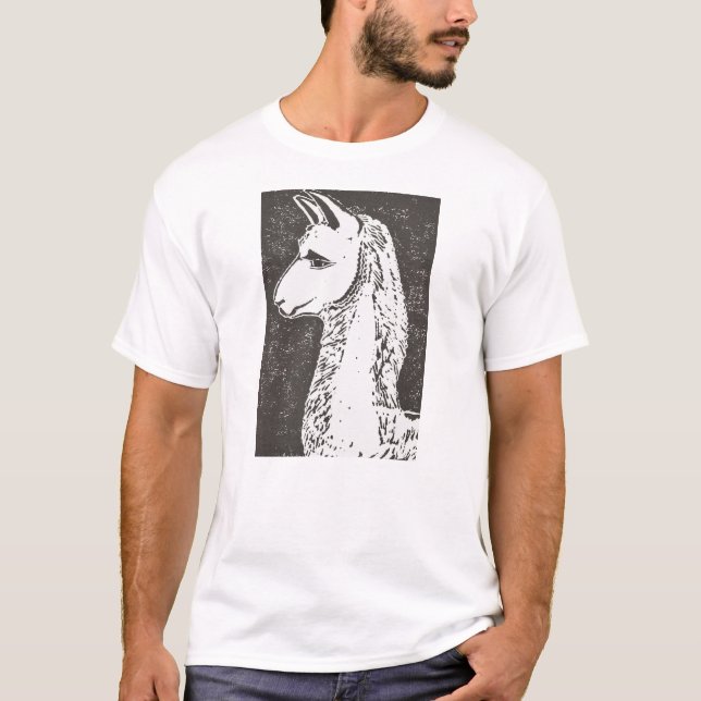 Llama Men's T-Shirt (Front)
