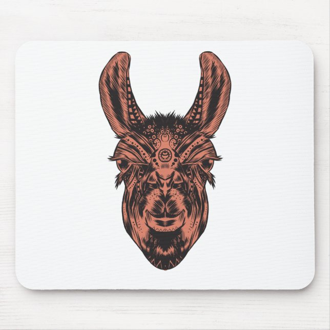 Llama Mouse Pad (Front)