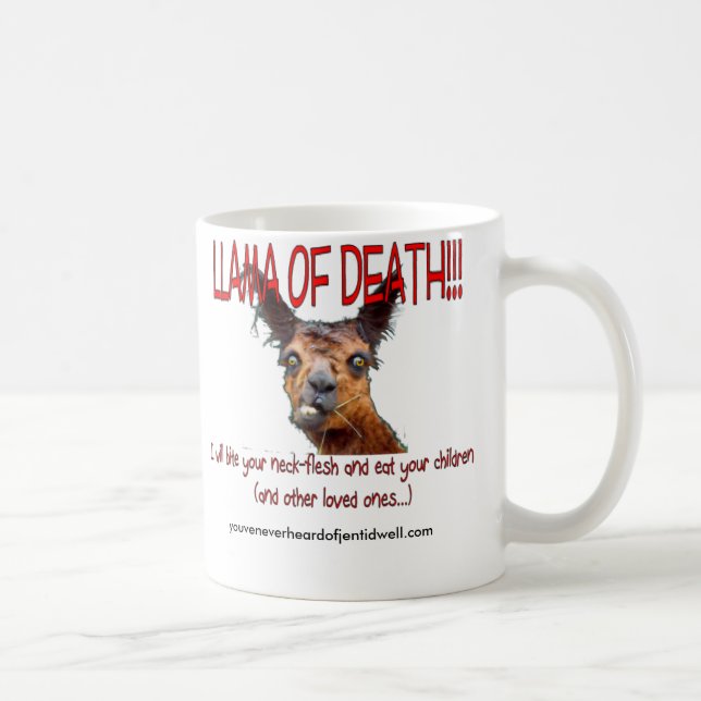 Llama of Death! Mug (Right)