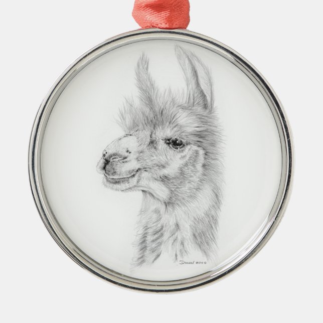 Llama Ornament (Front)
