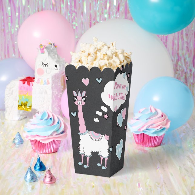 Llama Pajama Party Favor Boxes (Party)