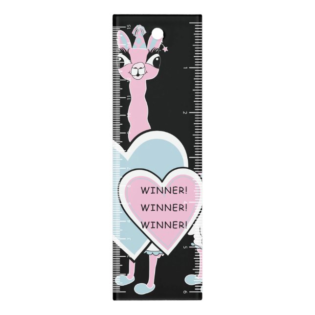 Llama Pajama Party Ruler (Vertical)