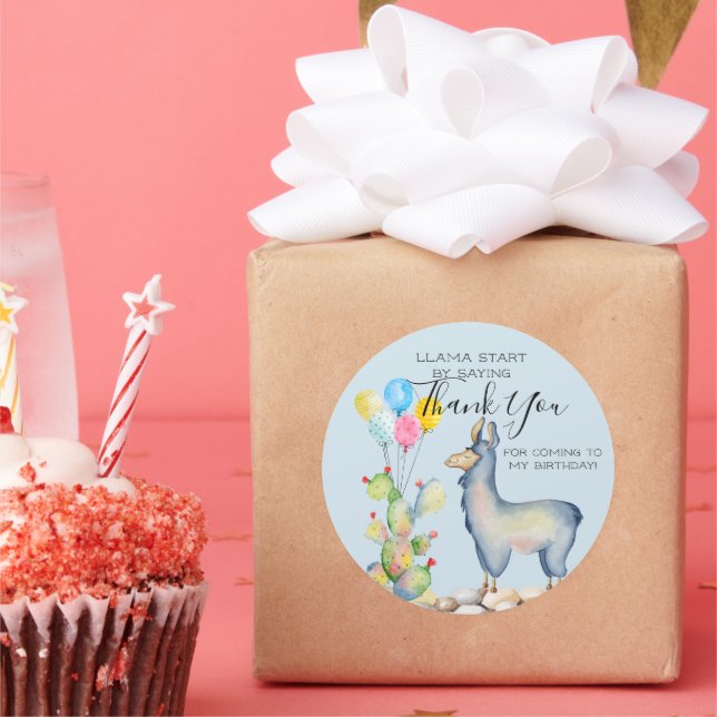 Llama Party Favor Stickers (Party)