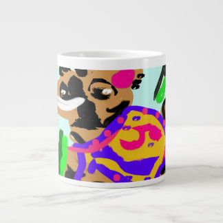 Llama party fun joy giant coffee mug