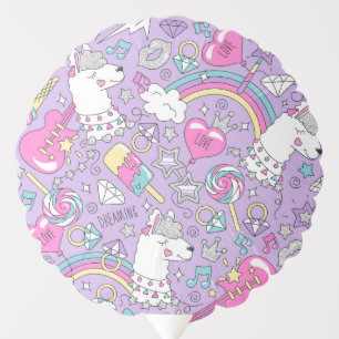 Llama pattern 1 balloon