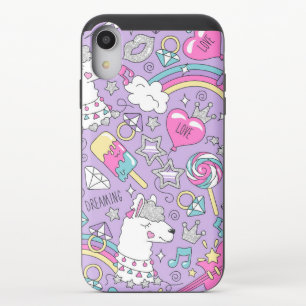 Llama pattern 1 iPhone XR slider case