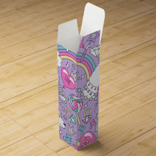 Llama pattern 1 wine box