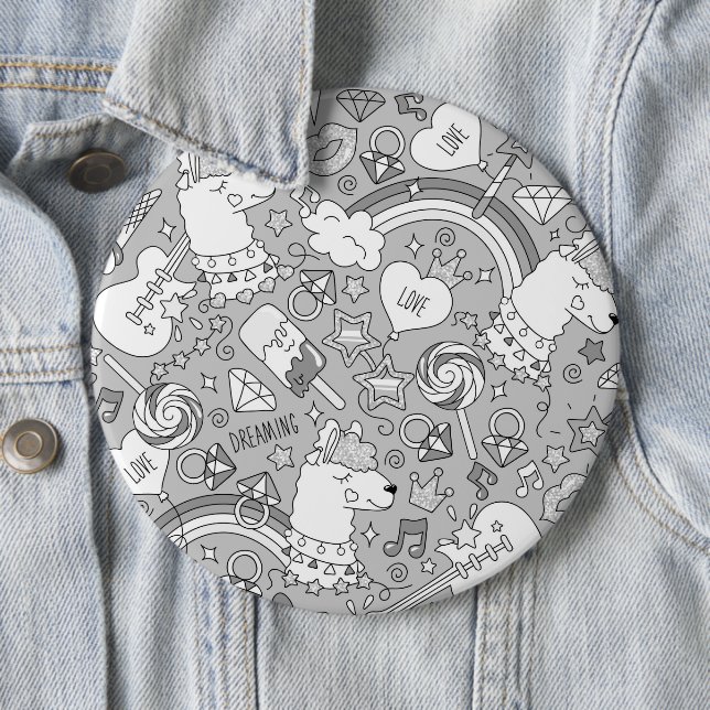 llama pattern 4 button (In Situ)