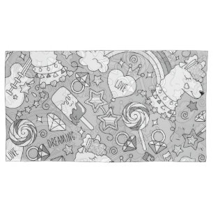 llama pattern 4 pillow case