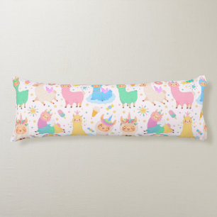 Llama Pattern Body Pillow