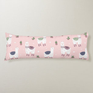 Llama Pattern Body Pillow