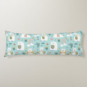 Llama Pattern Body Pillow
