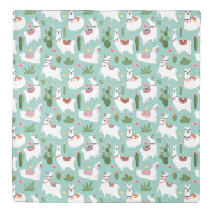Llama Pattern Duvet Cover