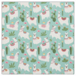 Llama Pattern Fabric