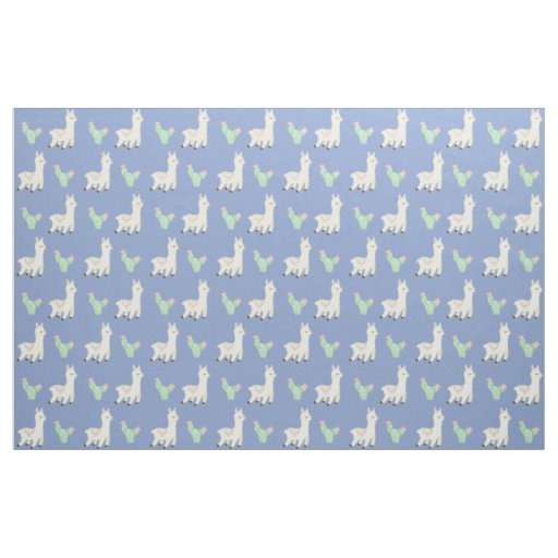 Llama Pattern Fabric