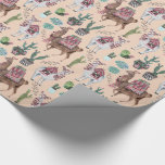 Llama | peach | Wrapping Paper Llama | peach | Wrapping Paper